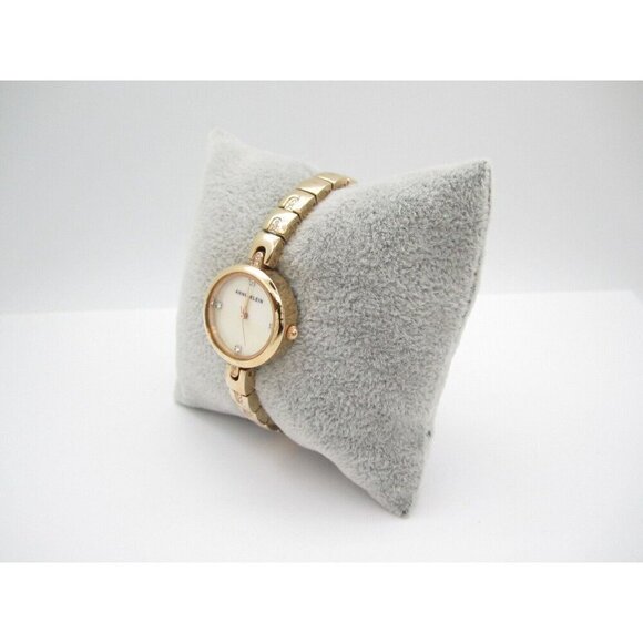 Women Anne Klein Quartz Analog 22mm Round Watch (H317) "New Battery" - Picture 4 of 10